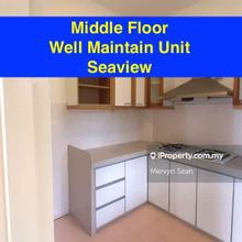 Bukit pelangi 917 Sqft Renovated Unit Middle Floor Seaview Good Deal