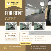 Office Lot - Fully Renovated - Ready to Move in - Pulau Tikus, Plaza 