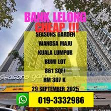 Bank Lelong Seasons Garden Wangsa Maju Kuala Lumpur