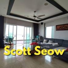 Unobstructed sea view unit, fully furnished @ 1 Tanjung