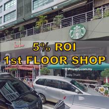 Upstairs of Starbucks, Zus, Chagee, 5% ROI, 1st Floor Shop, Freehold