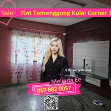 Kulai Flat Temenggong Nice Design 3bed Corner Unit Rm500 Can Buy