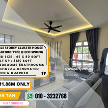 Eco Spring @ Double Storey Cluster House @ End Lot