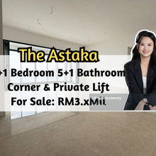 The Astaka, Corner Unit, Private Lift, 4 plus 1 Bed, Facing Singapore