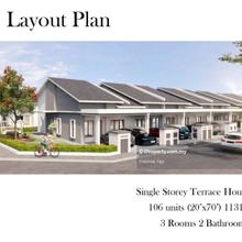 Kuala Selangor Jeram Single Storey Terrace, Landscape Living