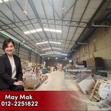 Detached Warehouse Factory With Office Bukit Rambai Tanjong Minyak 