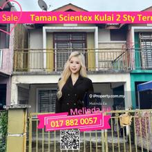Kulai Taman Scientex Nice Design 2 Storey Terrace 3bed Rm500 Can Buy