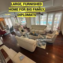 Large bungalow for diplomats, furnished. KLCC view