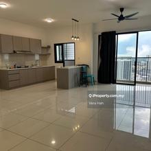 High floor corner unit kitchen cabinet air cons water heaters curtains