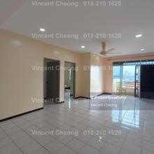 Newly Paint, Pangsapuri Jati 2, Subang Jaya, 3r2b, with Balcony, 1 cp