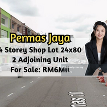 Bandar Baru Permas Jaya, 4 Storey Shop Lot 24x80, 2 Adjoining Unit