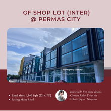Permas City - Ground Floor Shop Lot For Rent