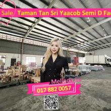 Skudai Taman Tan Sri Yaacob Good Location 1.5 Storey Semi D Factory