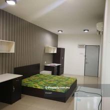 Kampus West City, Fully Furnished, With Private Balcony, Basic Unit.