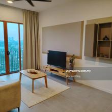 Ready To Move In! Walk 4 Mins To LRT Muhibbah! Fully Furnished!