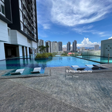 Private terrace on facilities floor