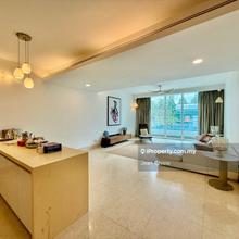 Well maintained unit with long balcony facing pool