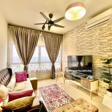 Partly furnished unit with renovation