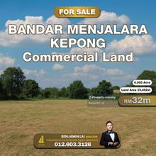 Bandar Menjalara Kepong Commercial Land For Sale