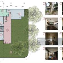 Corner Lot 2 Storey Terrace Link Refurbished 8 Rooms 3800sqft Land 