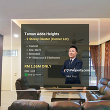 Adda Heights Double Storey Cluster Corner Lot For Sale!!