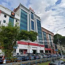 Corner shop office facing main road with private lift