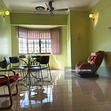 Partially furnished 2 rooms with facilities and short walk to the Mall