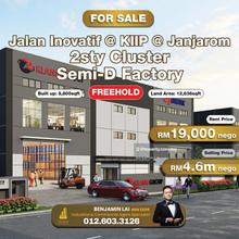 Kiip Jenjarom  2sty Cluster Semi-D Factory for Sale