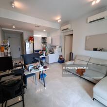 800sf,opposite mid valley and kl eco city,partly furnished,high floor