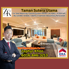 Taman Sutera Utama 2 Double Storey Cluster House For Sale