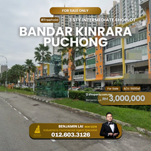 Freehold Facing Main Road 3sty Shoplot