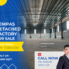 Kempas Maju Jaya Detached Factory for Sale