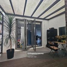 Centrio Bangsar South, private courtyard, greenery, peaceful 