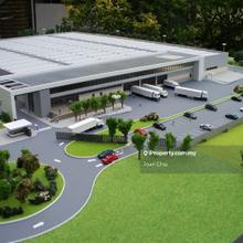 Pasir Gudang Factory For Rent with Big Land, Power Supply 7,000 ampere