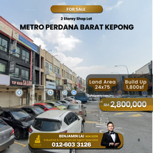 Prime Location at Kepong 2 Storey Shop Lot For Sale 