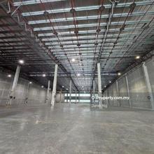 Modern Double Storey Ramp-Up Warehouse with Mezz Office Rent Shah Alam