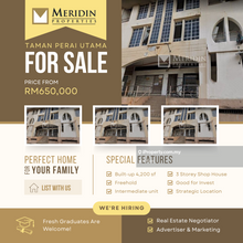 3 Storey Shop House @ Taman Perai Utama 