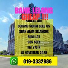 Bank Lelong Nadayu 801 Subang Murni Seksyen U5 Shah Alam Selangor