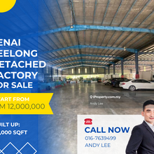 Senai Seelong Detached Factory for Sale