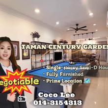 Taman Century Garden @ Fully Furnished Single-storey Semi-D House