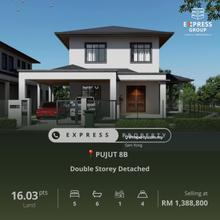 Brand New Double Storey House at Pujut 8B, Miri