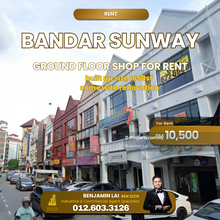 Bandar Sunway Ground Floor Shop For Rent 