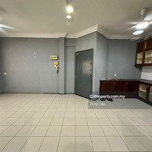 Likas Court Apartment Ground Floor Partially Furnished For Rent 