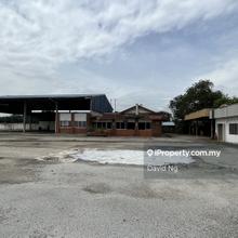 Industrial land with factory