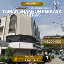 Taman Shamelin Perkasa 4sty Corner Shoplot for Sale