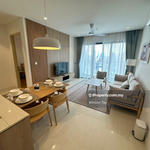 Corner unit with Balcony, Fully furnished 