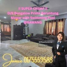 Double Storey Bungalow F/Reno Extended with Swimming Pool @Rawang