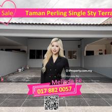 Johor Bahru Taman Perling Renovated Single Storey Terrace 3bed