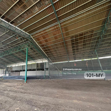 Beside Mainroad! 1.5 Acres Factory Warehouse Kapar Batu 10 Klang