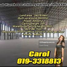 Big Storage Setapak 3 Storey Factory Warehouse Office